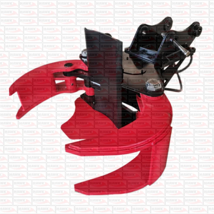Excavator Attachment Hydraulic Wood Cutting Tree Shear