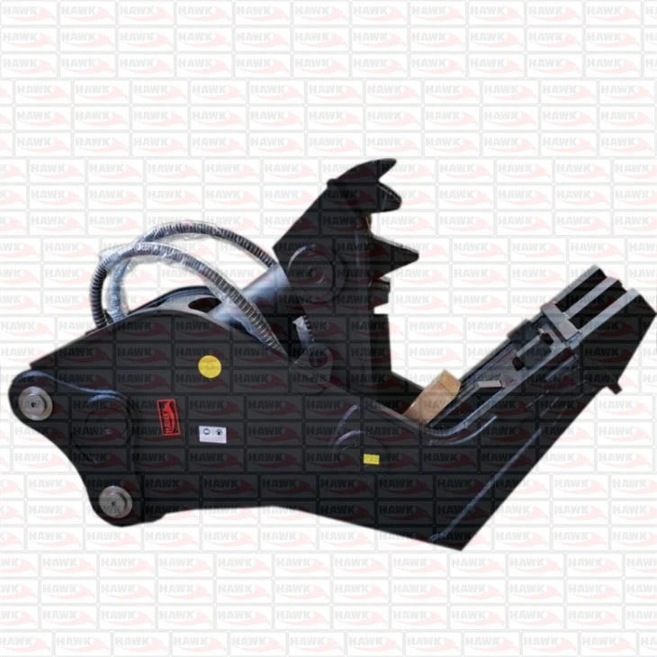 Excavator Mounted Hydraulic Rock Crushing Pulverizer