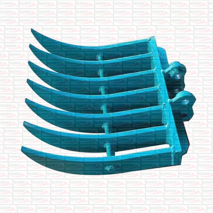 Excavator Mounted Hydraulic Root Rake