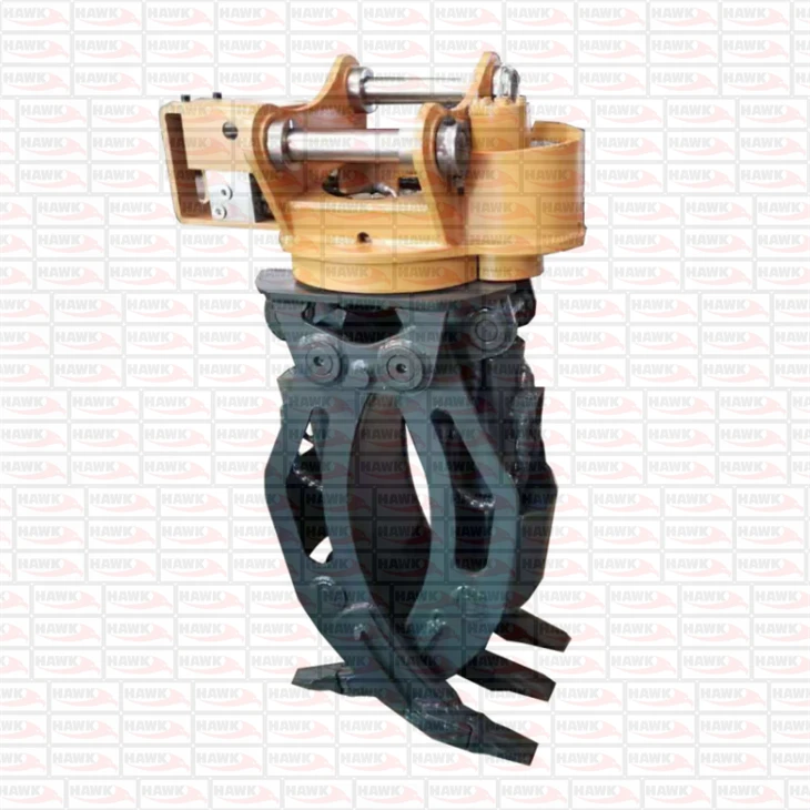 Hydraulic Rotating Steel Grapple For 10ton Excavator